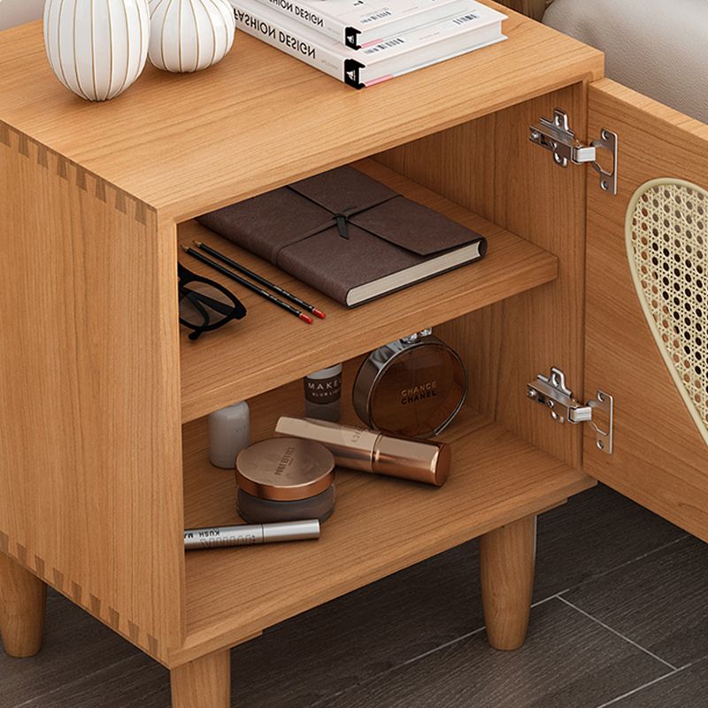 コンテンポラリーウッドベッドサイドキャビネットアンティークフィニッシュベッドナイトスタンド