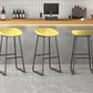 Contemporary Plastic Backrest Counter High Stool with Black Metal Base Clearhalo 'Bar Furniture' 'Bar Stools' 'bar_stools' 'furn' 'furn_bar_stools' 'Furniture' 'Kitchen & Dining Furniture' 1200x1200_3e9618bd-c143-465c-b58a-cda66ae02d7b