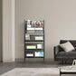 Contemporary Metal Ladder Bookshelf Closed Back Vertical Iron Bookcase Clearhalo 'Bookcases' 'furn' 'furn_bookcases' 'Furniture' 'furniture_bookcases' 'Office Furniture' 1200x1200_3e9967bc-dfe7-41dc-8417-bd47eeb9c4ea