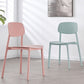 Open Back Armless Dining Chairs Plastic Stackable Dining Side Chair (Set of 4) Clearhalo ' kitchen&dining_furn' 'Dining Chairs' 'Dining Tables & Seating' 'dining_chair' 'furn' 'furn_dining_chair' 'Furniture' 'furniture_dining_chair' 'Kitchen & Dining Furniture' 'kitchen' 1200x1200_3e9b5f7c-7e32-4dfb-9bc4-f8f6e786916a