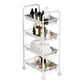 Industrial Steel Etagere Bookshelf Open Vertical Bookshelf with Caster Wheels Clearhalo 'Bookcases' 'furn' 'furn_bookcases' 'Furniture' 'furniture_bookcases' 'kitchen' 'kitchen_bookcases' 'Living Room Furniture' 'Office Furniture' 1200x1200_3e9d817e-f731-4c74-9745-c0d196052aa2