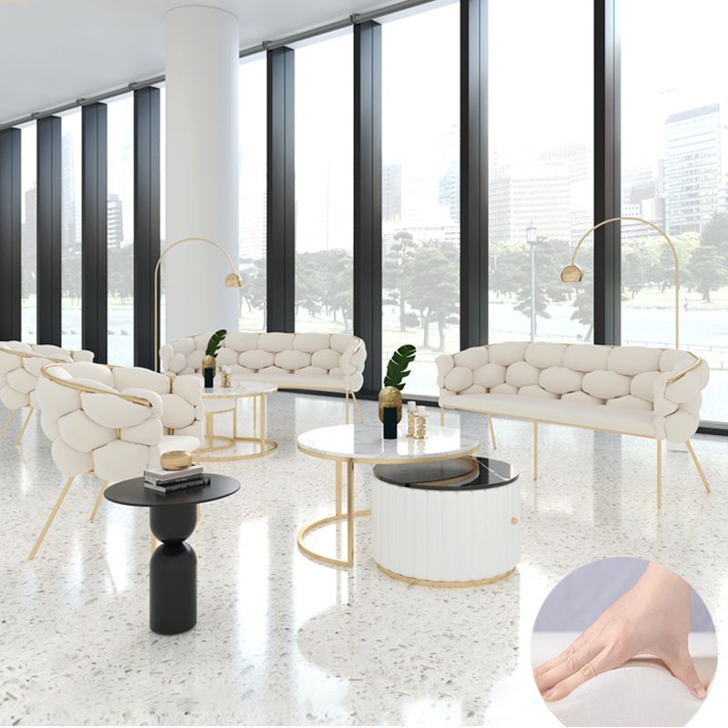 Zeitgenössischer Stofftuxedo Arm Sofe Back Rücken Standard -Sofa