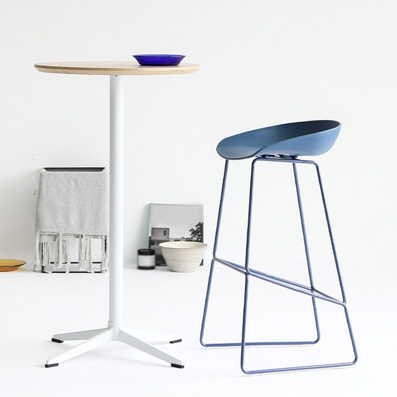 Modern Style Bar-stool Sled Legs PP Bucket Seat Barstool for Counter Bar Clearhalo 'Bar Furniture' 'Bar Stools' 'bar_stools' 'furn' 'furn_bar_stools' 'furniture_bar_stools' 'Kitchen & Dining Furniture' 'kitchen&dining_furn' 'kitchen' 'kitchen_furn' Furniture' 1200x1200_3e9e8719-47cb-4132-b33d-7749e869ac4a