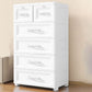 Contemporary Plastic Non-Hanging Armoire 1-Shelf Home Storage Cabinet Clearhalo 'Armoires & Wardrobes' 'armoires_wardrobes' 'Bedroom Furniture' 'furn' 'furn_armoires_wardrobes' 'Furniture' 1200x1200_3ea0d5a6-1a82-4b86-b4fc-a0dfa6b4d825