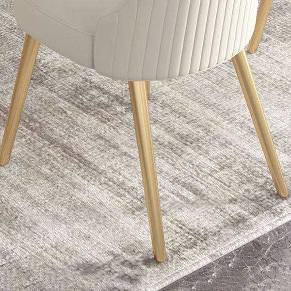 Glam Iron Dinette Set 1/2/3/5/7 Pieces Rectangle Dining Table Set with Sintered Stone Top