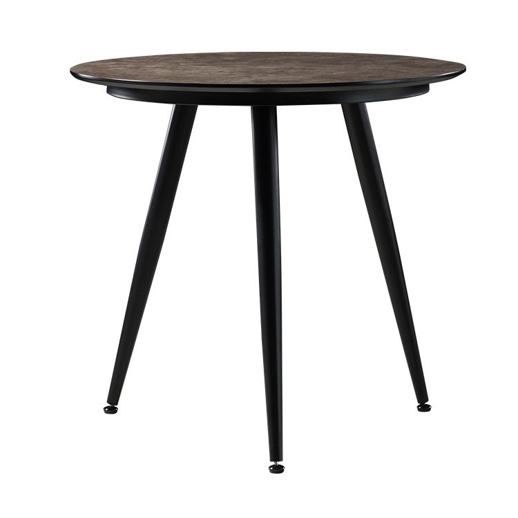 Industrial Style Dining Table Brown 4 Legs Dining Table with Black Frame Clearhalo ' dining_table' 'Dining Tables & Seating' 'Dining Tables' 'furn' 'furn_dining_table' 'Furniture' 'furniture_dining_table' 'Kitchen & Dining Furniture' 'kitchen&dining_furn' 'kitchen' 'kitchen_dining_table' 1200x1200_3ea3a8fc-aac1-4f2f-af9c-d319936d4f01