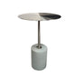 Mid-Century Modern Pedestal Metal Coffee Table Round Top Shape Cocktail Table Clearhalo 'Coffee & Accent Tables' 'Coffee Tables' 'coffee_tables' 'furn' 'furn_coffee_tables' 'Furniture' 'Living Room Furniture' 1200x1200_3ea3d12b-3a55-4730-9547-cadfda4b64fd