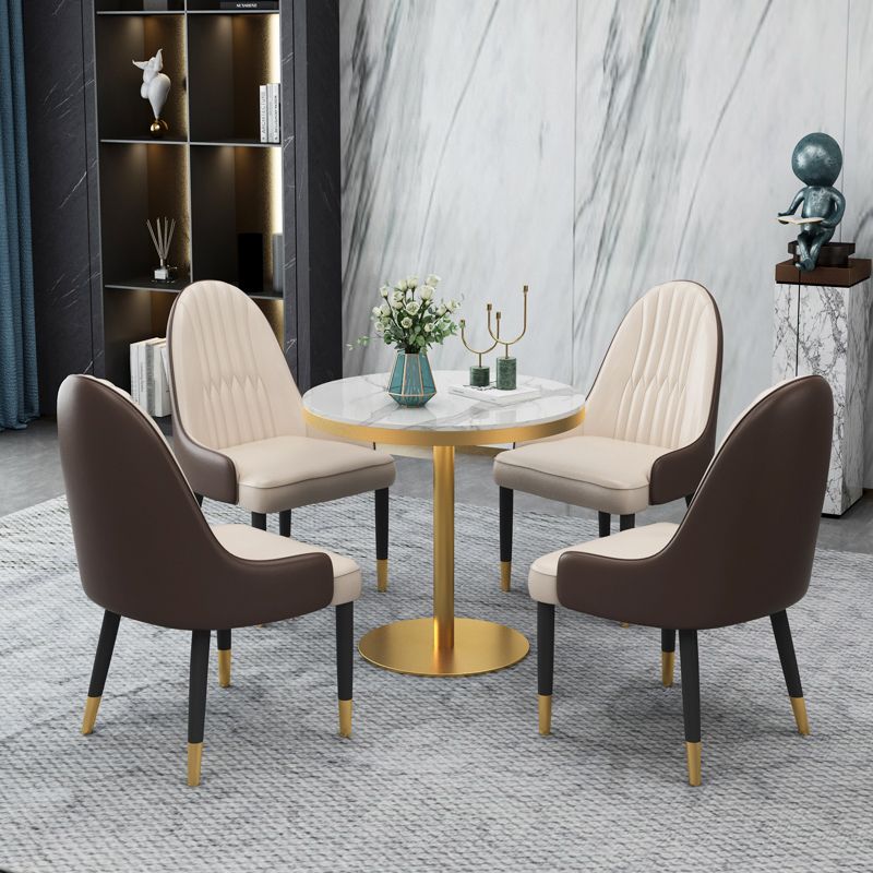1/2/4/5 Pcs Metal Scandinavian Dining Room Set with Round Table Dinette Set Clearhalo 'Dining Room Sets' 'Dining Tables & Seating' 'dining_room_set' 'furn' 'furn_dining_room_set' 'Furniture' 'furniture_dining_room_set' 'Kitchen & Dining Furniture' 'kitchen&dining_furn' 'kitchen' 1200x1200_3ea57251-711b-412f-ac53-5fc814c87f93