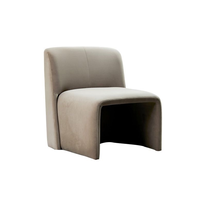 Solid Colo Contemporary Accent Chair Sled Velvet Accent Room Chair Clearhalo 'Accent Chairs' 'accent_chairs' 'Chairs & Seating' 'furn' 'furn_accent_chairs' 'Furniture' 'Living Room Furniture' 1200x1200_3ea8ce3c-c333-4957-8aec-729e9ca2800c