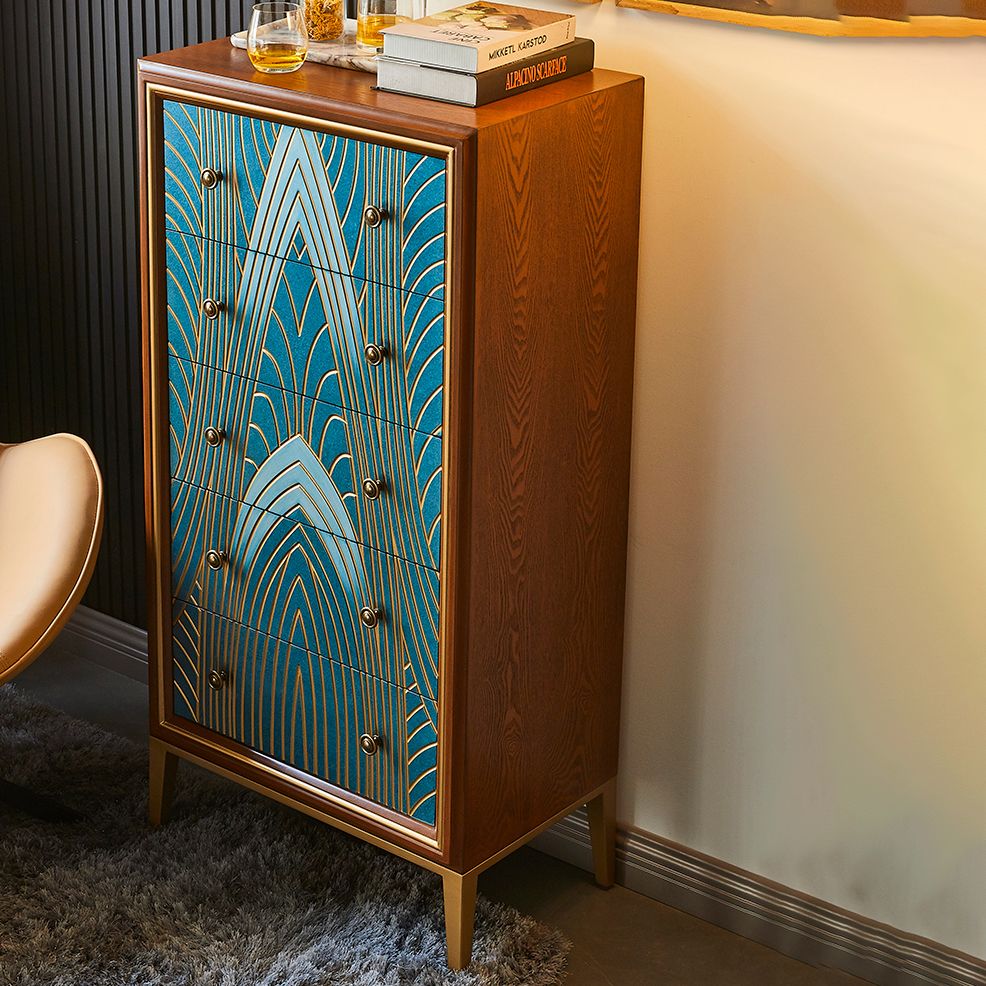 Dessous Brust mit Holzoberteil und Beinen Brust mit Schubladen für Schlafzimmer