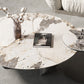 Slate Round Coffee Table Minimalist Coffee Table for Living Room Clearhalo 'Coffee & Accent Tables' 'Coffee Tables' 'coffee_tables' 'furn' 'furn_coffee_tables' 'Furniture' 'Living Room Furniture' 1200x1200_3eade9db-918c-434a-9d0c-345969f29a42