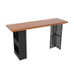 Modern Bar Table Set 1/7 Pieces Solid Wood Counter Table with Upholstered Stools Clearhalo 'Bar Furniture' 'furn' 'furn_home_bar_bar_sets' 'Furniture' 'Home Bars & Bar Sets' 'home_bar_bar_sets' 'Kitchen & Dining Furniture' 1200x1200_3eafe542-8730-4aa2-86ea-05e7aa2b2def