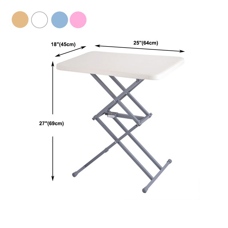 Rectangular Contemporary Standing Desk Converter Plastic Adjustable Folding Table Clearhalo 'furn' 'furn_office_desk' 'Furniture' 'Office Desks' 'Office Furniture' 'office_desk' 1200x1200_3eb03653-9463-41ec-8163-64678c1d5bce