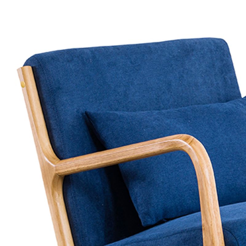 Modern Style Wood Base Home Lazy Chair Lounge Chaise Rocking Chair Clearhalo 'Chairs & Seating' 'furn' 'furn_rocking_chairs' 'Furniture' 'Living Room Furniture' 'Rocking Chairs' 'rocking_chairs' 1200x1200_3eb0ea7d-9b3e-426b-a301-349c02181070