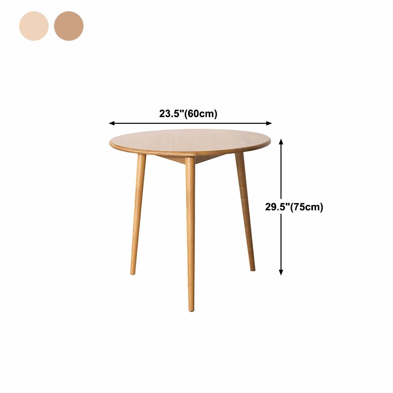 Solid Wood Contemporary Round Dining Table Wood Top Table with 4 Legs Clearhalo ' dining_table' 'Dining Tables & Seating' 'Dining Tables' 'furn' 'furn_dining_table' 'Furniture' 'furniture_dining_table' 'Kitchen & Dining Furniture' 'kitchen&dining_furn' 'kitchen' 'kitchen_dining_table' 1200x1200_3eb3ebea-ca3d-4157-8ab8-7e9413fa594e