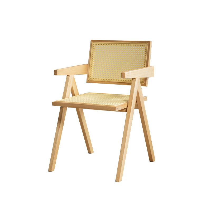 伝統的な1/4ピースダイニングセット長方形の松の木ダイニングテーブルダイニングルーム用