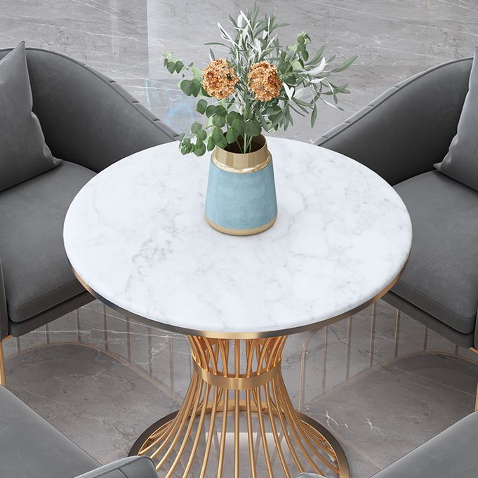 Luxury Style Sintered Stone Dining Table Single Pedestal Base Round Table for Home Clearhalo ' dining_table' 'Dining Tables & Seating' 'Dining Tables' 'furn' 'furn_dining_table' 'Furniture' 'furniture_dining_table' 'Kitchen & Dining Furniture' 'kitchen&dining_furn' 'kitchen' 'kitchen_dining_table' 1200x1200_3eb47d5b-ccab-4934-94be-88220254b386