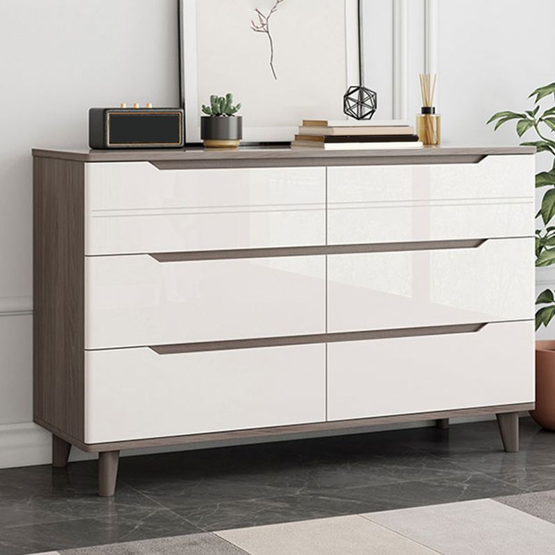 Rectangle Accent Chest with Soft Close Drawers Scratch Resistant Chest