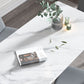 Sintered Stone White Tone Table Mid-Century Modern 4 Legs Table for Dining Room Clearhalo ' dining_table' 'Dining Tables & Seating' 'Dining Tables' 'furn' 'furn_dining_table' 'Furniture' 'furniture_dining_table' 'Kitchen & Dining Furniture' 'kitchen&dining_furn' 'kitchen' 'kitchen_dining_table' 1200x1200_3eb5f911-e765-4a57-a6f3-2182cfba06a4