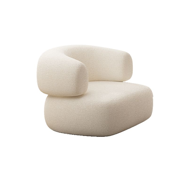 Sloped Arm Curved Sofa Contemporary Tight Back in Beige for Living Room Clearhalo 'furn' 'furn_sofas' 'Furniture' 'Living Room Furniture' 'Sofa' 'sofas' 1200x1200_3eb648f2-99bb-45ab-b324-c57ca14934bd