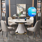 Modern Round Dining Table Sintered Stone Dining Table with Pedestal Base for Home Kitchen Dinner Clearhalo ' dining_table' 'Dining Tables & Seating' 'Dining Tables' 'furn' 'furn_dining_table' 'Furniture' 'furniture_dining_table' 'Kitchen & Dining Furniture' 'kitchen&dining_furn' 'kitchen' 'kitchen_dining_table' 1200x1200_3eb686ae-6c2d-464d-9a90-e68b09c64893