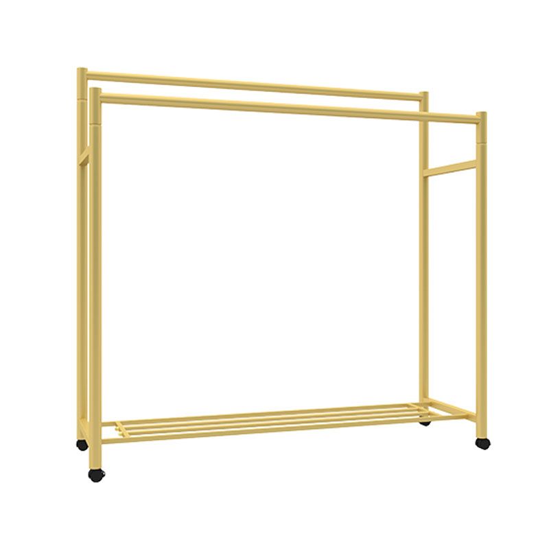 Kit de entrada contemporánea rieles colgantes de metal y estantería de estantería de almacenamiento