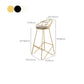 Nordic Backrest Armless Counter Stool Iron Cafe Bar Stool with Leather Cushion Clearhalo 'Bar Furniture' 'Bar Stools' 'bar_stools' 'furn' 'furn_bar_stools' 'Furniture' 'Kitchen & Dining Furniture' 1200x1200_3eba41a4-048b-4d6c-af72-066e0f809183