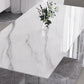 Modern 1/4/5/7 Pieces Dining Table Rectangle Stone Furniture in White Clearhalo 'Dining Room Sets' 'Dining Tables & Seating' 'dining_room_set' 'furn' 'furn_dining_room_set' 'Furniture' 'Kitchen & Dining Furniture' 1200x1200_3eba732d-2137-49e3-8b84-a2db72846a9c