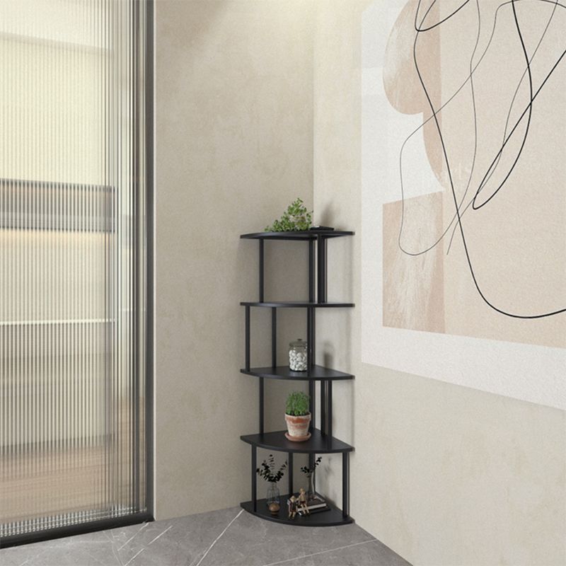 Scandinavian Iron Corner Bookshelf Vertical Open Bookcase for Bedroom Clearhalo 'Bookcases' 'furn' 'furn_bookcases' 'Furniture' 'furniture_bookcases' 'Office Furniture' 1200x1200_3ebce196-1964-47e9-b138-3b273cfc002b