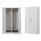 Contemporary Hinged Wardrobe Armoire Steel Wardrobe Cabinet for Home