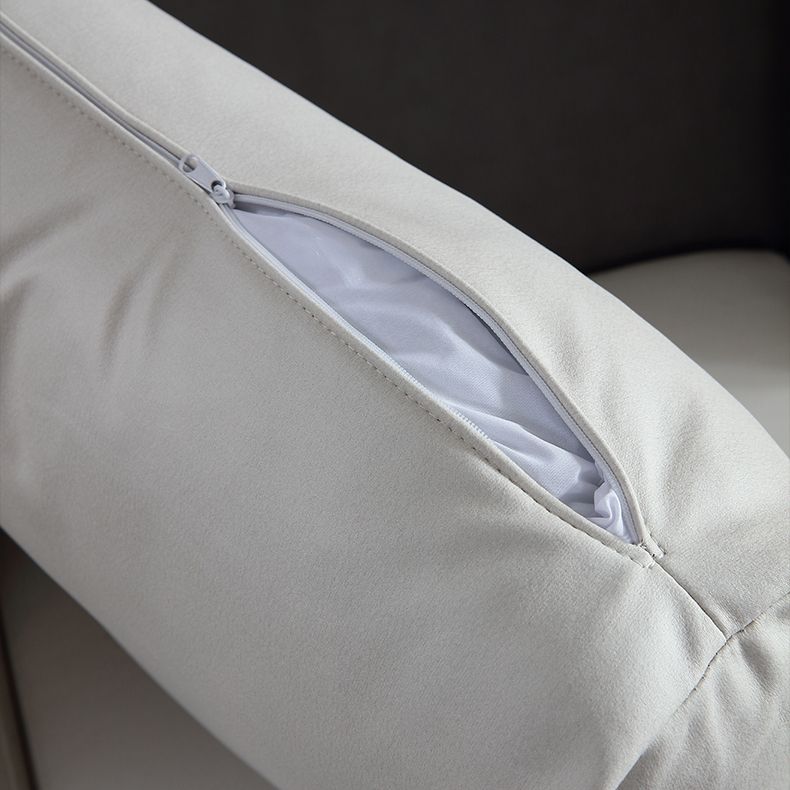 Sofá de brazo cuadrado moderno resistente a las manchas resistentes a la mancha de cuero