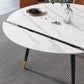 Modern Style Sintered Stone Dining Table White Round Drop-Leaf Table for Home Use Clearhalo ' dining_table' 'Dining Tables & Seating' 'Dining Tables' 'furn' 'furn_dining_table' 'Furniture' 'furniture_dining_table' 'Kitchen & Dining Furniture' 'kitchen&dining_furn' 'kitchen' 'kitchen_dining_table' 1200x1200_3ec153ea-95dc-4f25-8fae-add8fc634187
