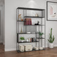 Libreria moderna in metallo etagere libreria a ripiana aperta in brunale-70,8 "h x 11,8" w