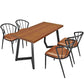 Industrial 1/3/5 Pieces Pièges Ensemble de restauration Table à manger en bois pour café