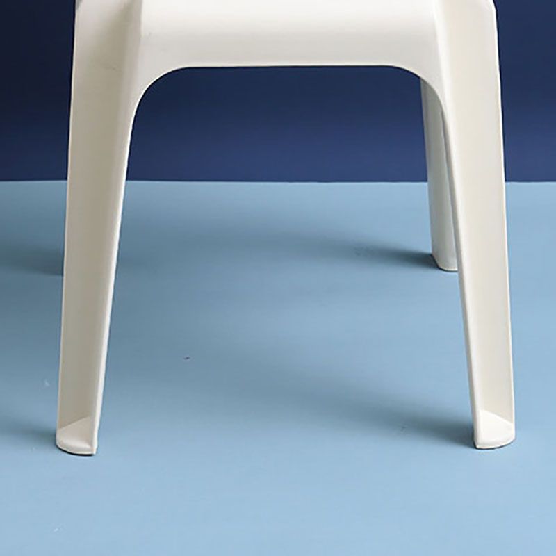 Contemporary Plastic Dining Side Chairs Solid Back Armless Stackable Chair Clearhalo ' kitchen&dining_furn' 'Dining Chairs' 'Dining Tables & Seating' 'dining_chair' 'furn' 'furn_dining_chair' 'Furniture' 'furniture_dining_chair' 'Kitchen & Dining Furniture' 'kitchen' 1200x1200_3ec40bdf-2b4f-419b-80ff-24c8f9226046