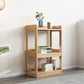 Contemporary Etagere VerticalBook Shelf Wood Open Bookshelf with Shelves