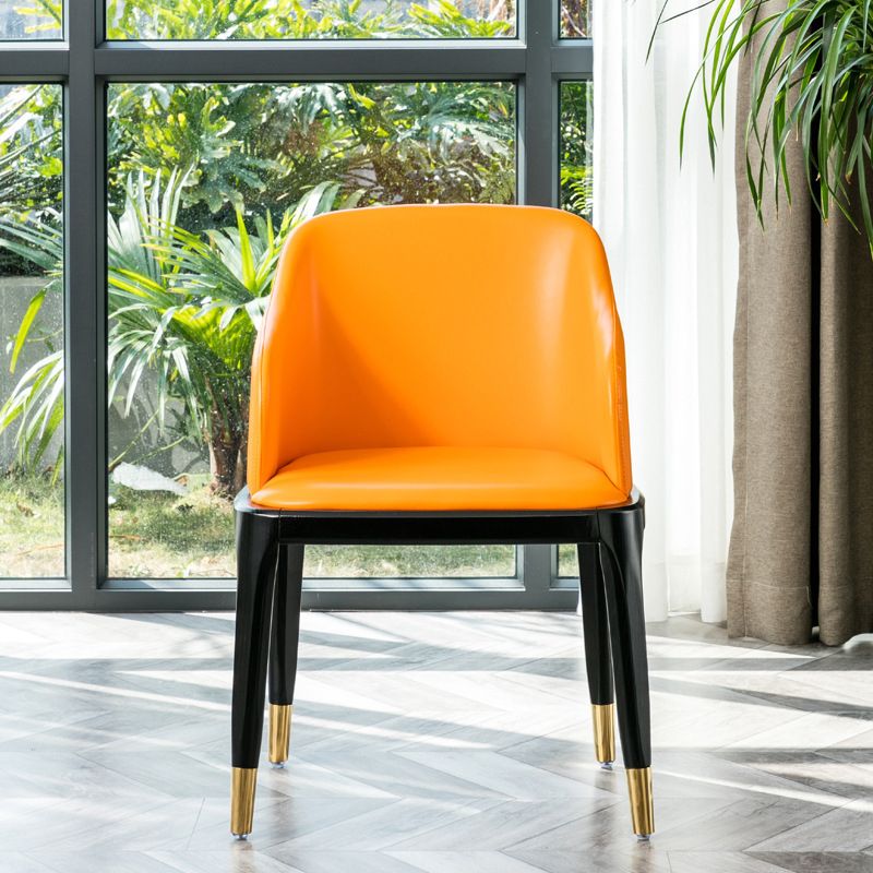 Cucina sedie da pranzo imbottite in casa sedia in fico in pelle parsons