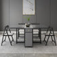 Modern Style Traditional Height Dining Set with Drop Leaf Table and Trestle Base for Home Use Clearhalo 'Dining Room Sets' 'Dining Tables & Seating' 'dining_room_set' 'furn' 'furn_dining_room_set' 'Furniture' 'furniture_dining_room_set' 'Kitchen & Dining Furniture' 'kitchen&dining_furn' 'kitchen' 1200x1200_3ec8b620-c3dc-4187-891b-4cf7fb3c85a8