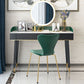 Contemporary Makeup Vanity Desk Double Drawers Vanity Dressing Table