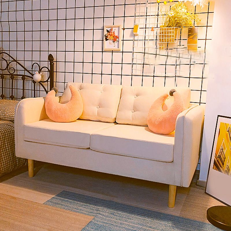 Linen Chesterfield Sofa Living Room Loose Back with 4 Legs Seating Clearhalo 'furn' 'furn_sofas' 'Furniture' 'Living Room Furniture' 'Sofa' 'sofas' 1200x1200_3ecc234d-393e-46c8-82a4-5f8f942c2ce8