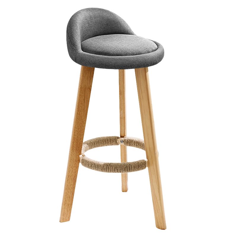 Scandinavian Style Wooden Legs Bar-stool Counter Stool for Kitchen Bar 1Pcs Clearhalo 'Bar Furniture' 'Bar Stools' 'bar_stools' 'furn' 'furn_bar_stools' 'furniture_bar_stools' 'Kitchen & Dining Furniture' 'kitchen&dining_furn' 'kitchen' 'kitchen_furn' Furniture' 1200x1200_3ecd5fa0-65a4-4116-ac0d-413cc07021dc