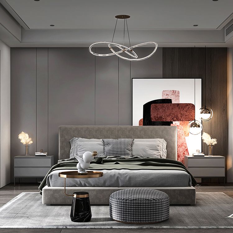 20 "高さ2-金属脚のグラムナイトテーブル付きの引き出しナイトスタンド