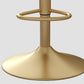 Glam Low Back Dining Stools Adjustable Height Bar Stools with Footrest Clearhalo 'Bar Furniture' 'Bar Stools' 'bar_stools' 'furn' 'furn_bar_stools' 'Furniture' 'Kitchen & Dining Furniture' 1200x1200_3ece71e3-127b-4756-8fd7-7ffe23e544b5