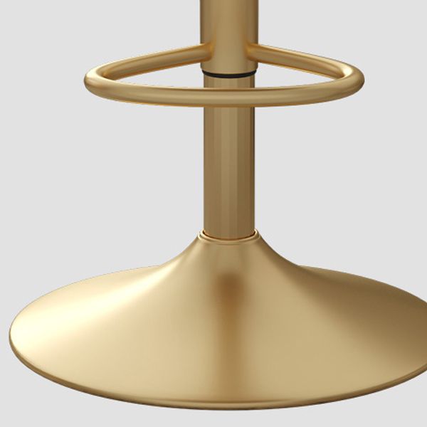 Glam Low Back Dining Stools Adjustable Height Bar Stools with Footrest Clearhalo 'Bar Furniture' 'Bar Stools' 'bar_stools' 'furn' 'furn_bar_stools' 'Furniture' 'Kitchen & Dining Furniture' 1200x1200_3ece71e3-127b-4756-8fd7-7ffe23e544b5