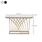 31.5" H Glam Console Accent Table Antique Finish Console Table Clearhalo 'Console Tables' 'console_tables' 'Entry & Mudroom Furniture' 'furn' 'furn_console_tables' 'Furniture' 1200x1200_3ed4889a-82a6-471a-9e98-987b56b8db65