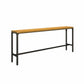 Industrial Style 1/6/11 Pieces Bar Table Set Rectangle Pine Wood Counter Table for Cafe Clearhalo 'Bar Furniture' 'furn' 'furn_home_bar_bar_sets' 'Furniture' 'Home Bars & Bar Sets' 'home_bar_bar_sets' 'Kitchen & Dining Furniture' 1200x1200_3ed49ab3-f931-4ca8-af17-bd0939480b95