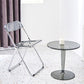 Industrial Style Plastic Dining Armless Chair Open Back Single Dining Chair Clearhalo ' kitchen&dining_furn' 'Dining Chairs' 'Dining Tables & Seating' 'dining_chair' 'furn' 'furn_dining_chair' 'Furniture' 'furniture_dining_chair' 'Kitchen & Dining Furniture' 'kitchen' 1200x1200_3ed6ccb8-dd96-4039-80a2-e2ac5b079d95