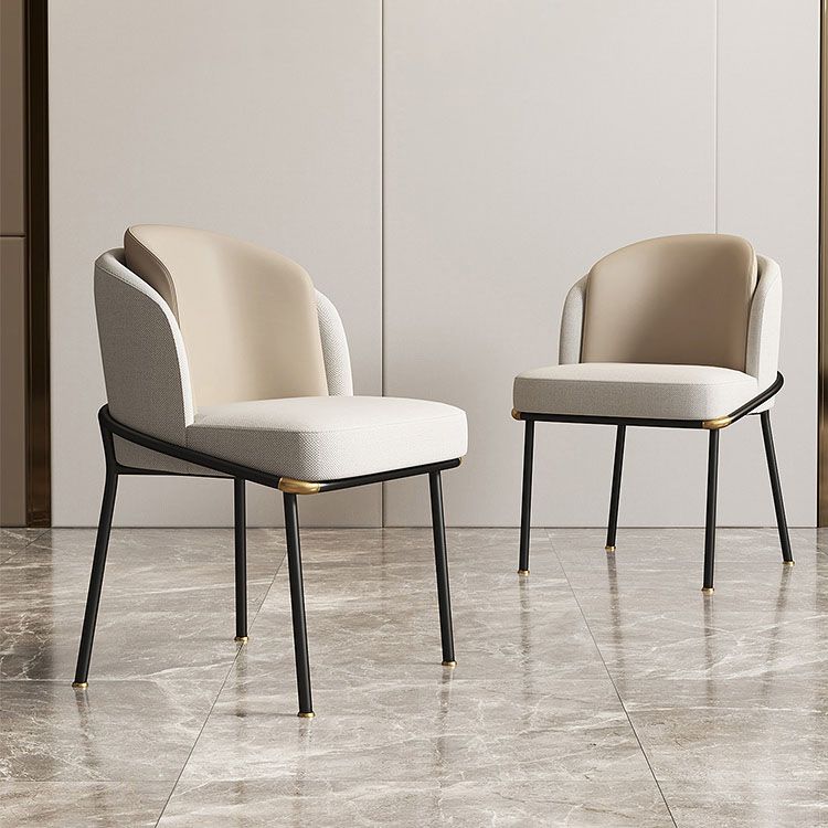 Modern Bedroom Parsons Side Chair Matte Finish Upholstered Dining Chair Clearhalo ' kitchen&dining_furn' 'Dining Chairs' 'Dining Tables & Seating' 'dining_chair' 'furn' 'furn_dining_chair' 'Furniture' 'furniture_dining_chair' 'Kitchen & Dining Furniture' 'kitchen' 1200x1200_3ed73245-091e-4ecf-888e-cf3cac2a96e9