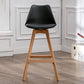 Contemporary Backrest Bar Stool Leather Wood 4 Legs Bar Stool , 1 Piece Clearhalo 'Bar Furniture' 'Bar Stools' 'bar_stools' 'furn' 'furn_bar_stools' 'furniture_bar_stools' 'Kitchen & Dining Furniture' 'kitchen&dining_furn' 'kitchen' 'kitchen_furn' Furniture' 1200x1200_3ed7dfe6-31bf-46e7-99ff-0147584c34fe