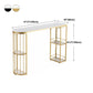Kitchen Stone Top Counter Table Metal Base 42-inch Height Nordic Bar Table Clearhalo 'Bar Furniture' 'Bar Tables' 'bar_tables' 'furn' 'furn_bar_tables' 'Furniture' 'furniture_bar_tables' 'Kitchen & Dining Furniture' 1200x1200_3ed7e997-3f4e-4c61-b56a-42c2c74f7f7f
